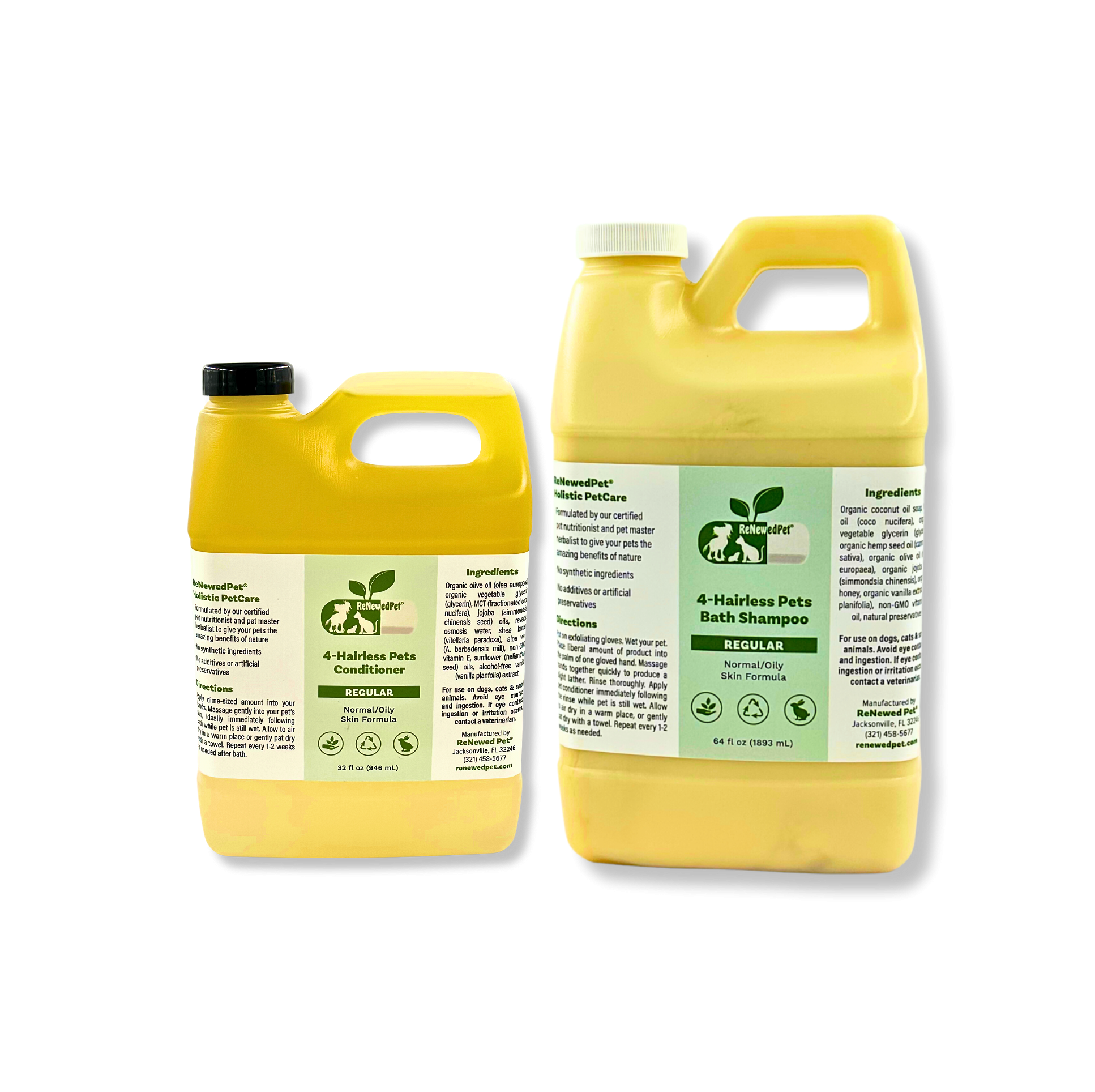 4-Hairless Pets Shampoo and Conditioner for Hairless Pets