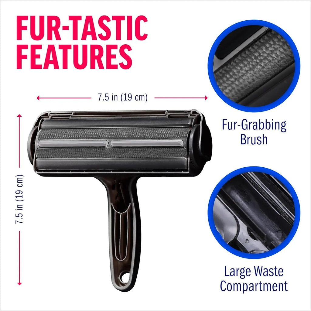 Reusable Pet Hair Remover Roller for Effortless Cleaning on Furniture, Carpet & Clothing