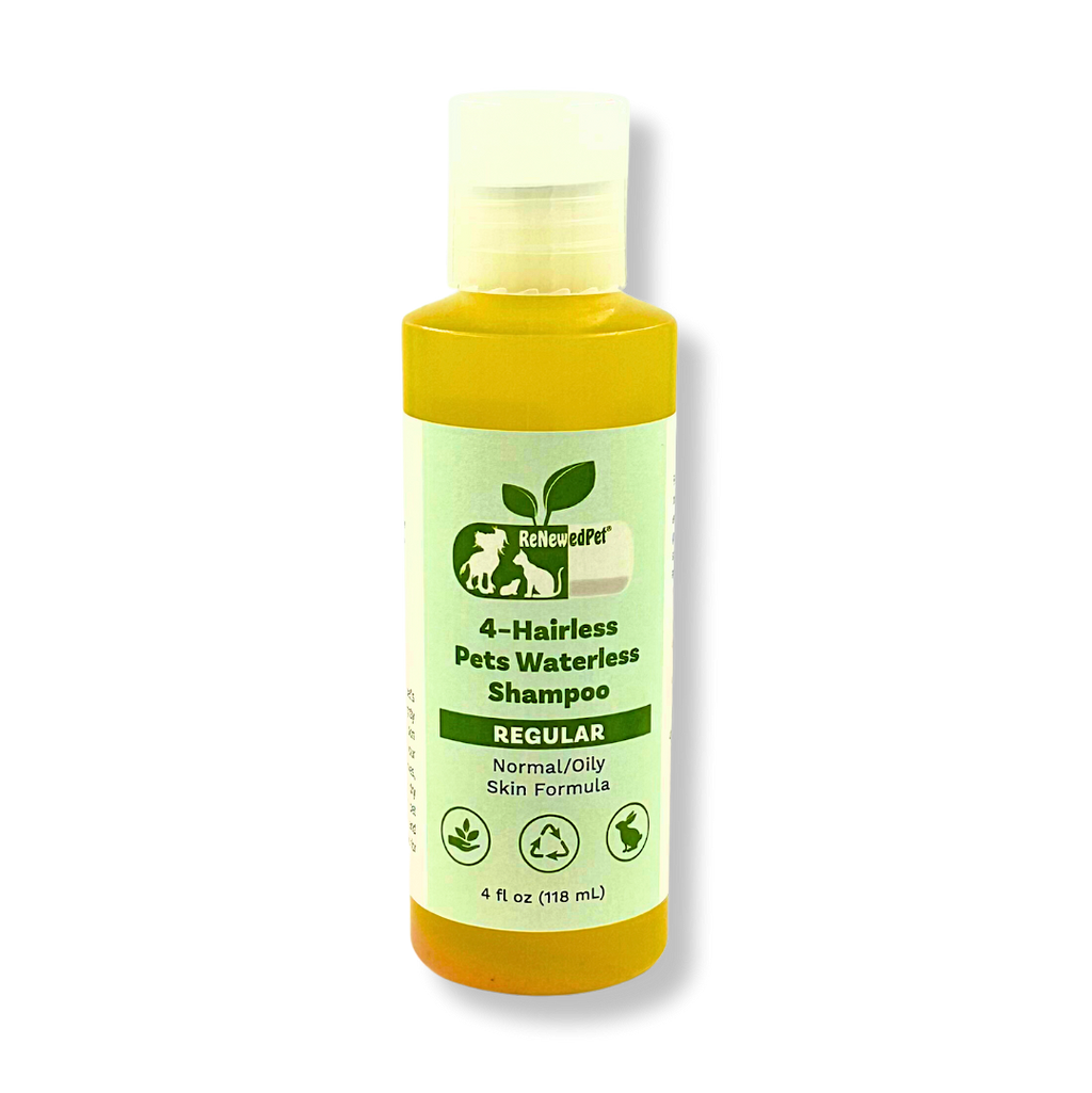 4-HAIRLESS PETS REGULAR WATERLESS SHAMPOO - Best Waterless Shampoo for Hairless Pets