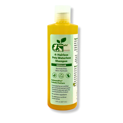 4-HAIRLESS PETS REGULAR WATERLESS SHAMPOO - Best Waterless Shampoo for Hairless Pets