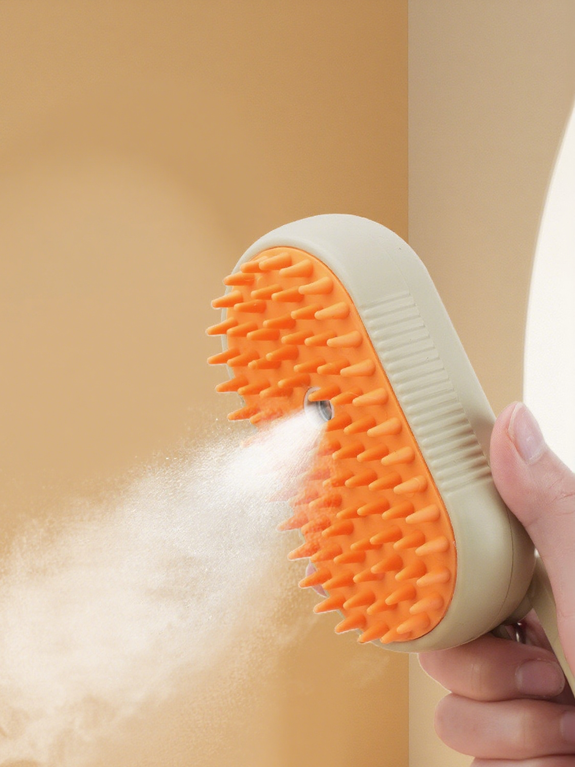 Milou & Lumi 4-in-1 Steam Pet Grooming Brush for Effortless Grooming
