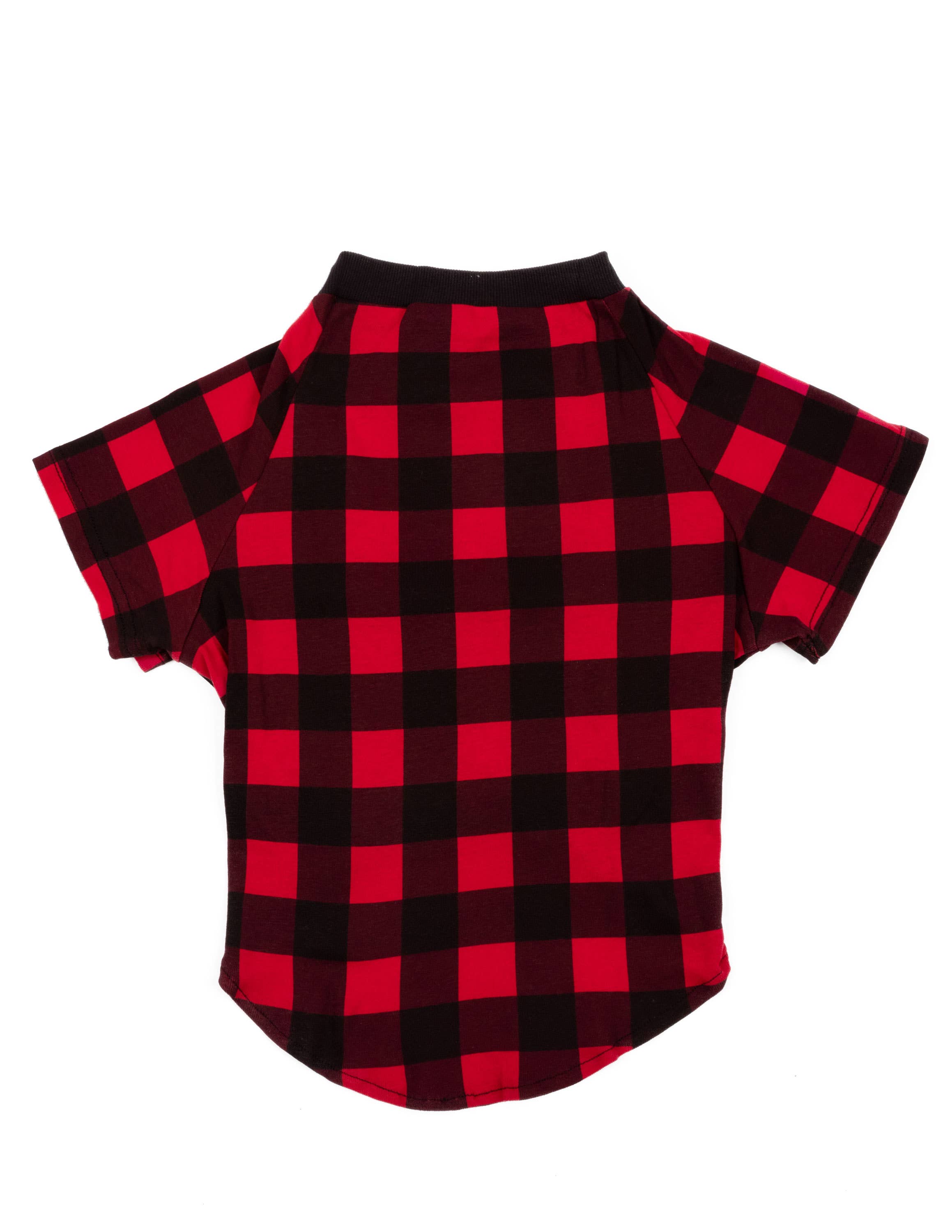 Big Dog Cotton Black And  Red Plaid Pajamas - - Priscilla's Pet Paradise