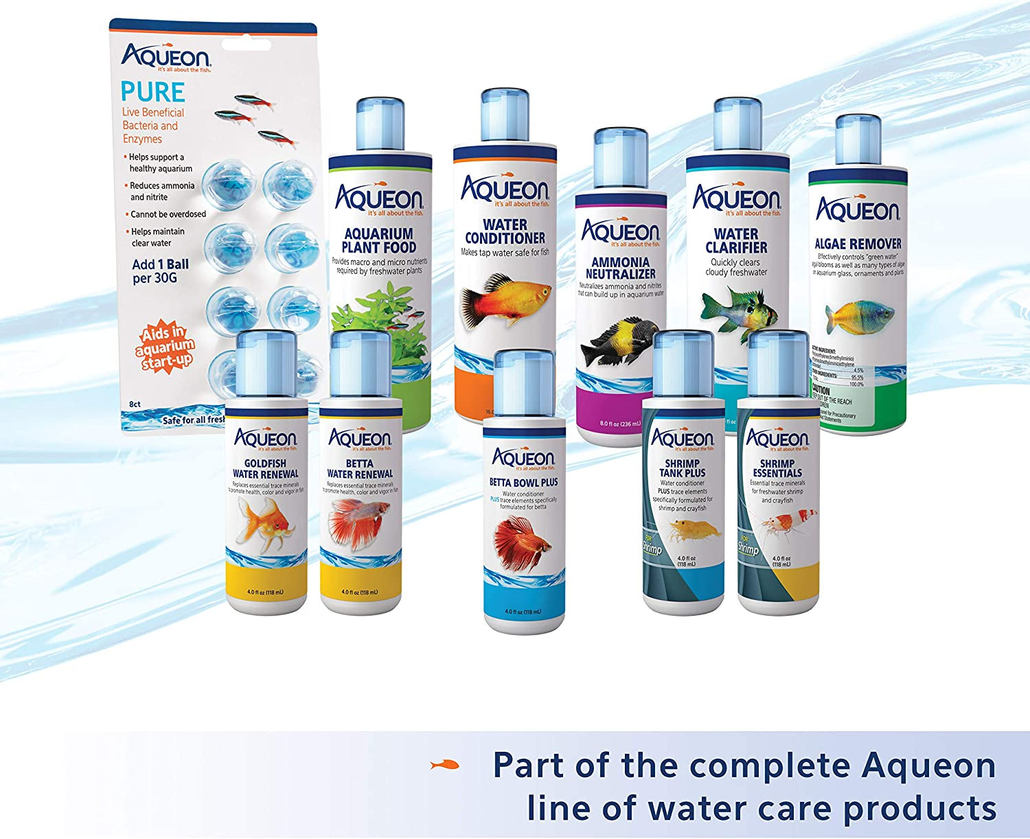 16 Ounces Aquarium Water Conditioner for Clear, Healthy Fish Tanks