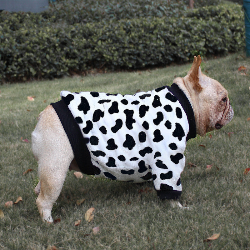 French Clothes Dog Pajamas Winter Clothes Corgi - Priscilla's Pet Paradise