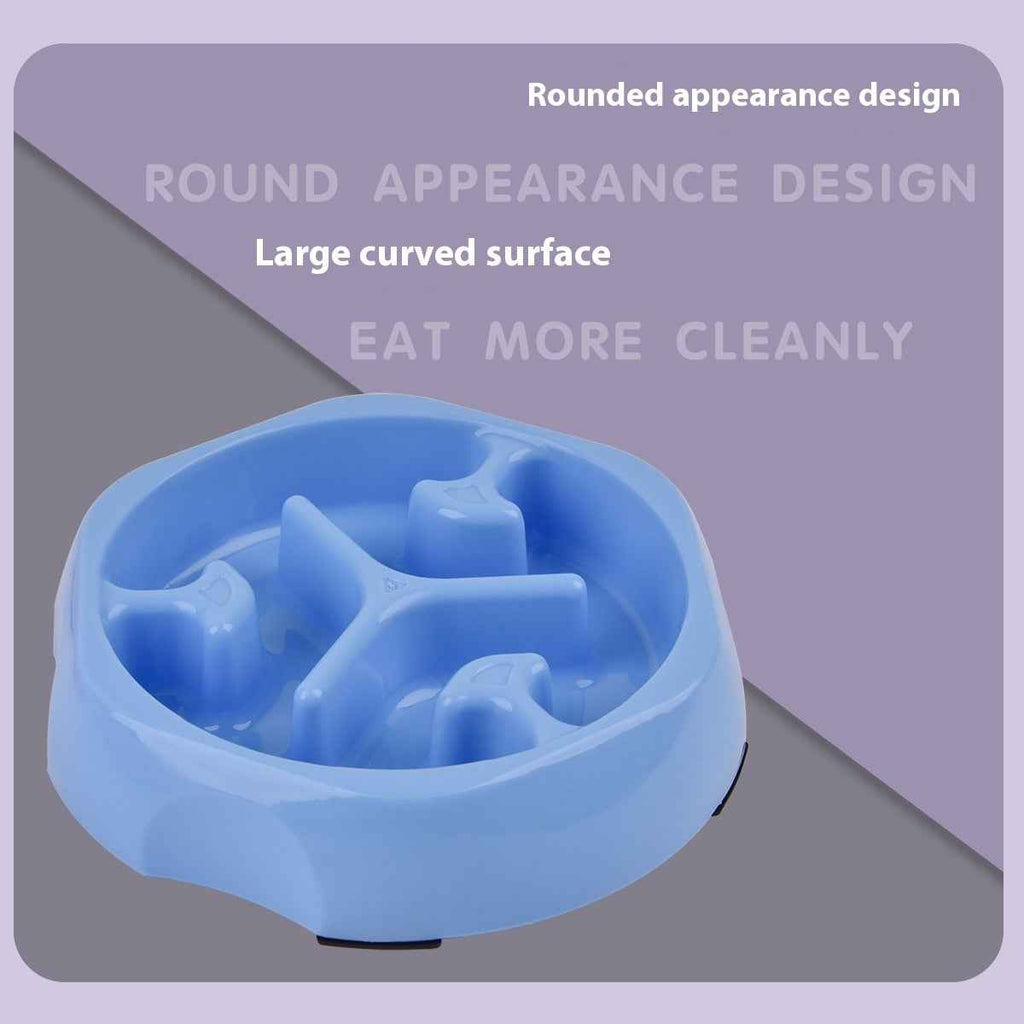 Round Slow Feeding Bowl Pet Supplies Slow Food Basin