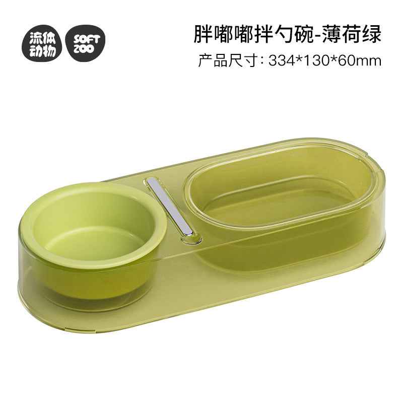 Pet Supplies Mixed Spoon Bowl for Cat Food Bowl Diet