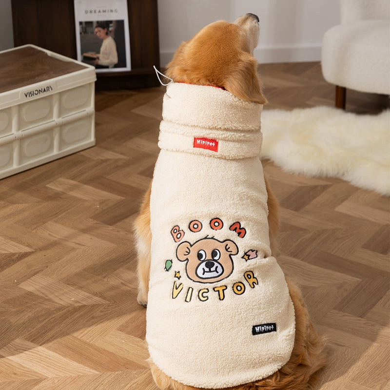 For Autumn And Winter, It's A Set Of Warm Pet Dog Clothing For Large And Medium-sized Dogs, Such As Golden Retrievers And Large Dogs - Priscilla's Pet Paradise