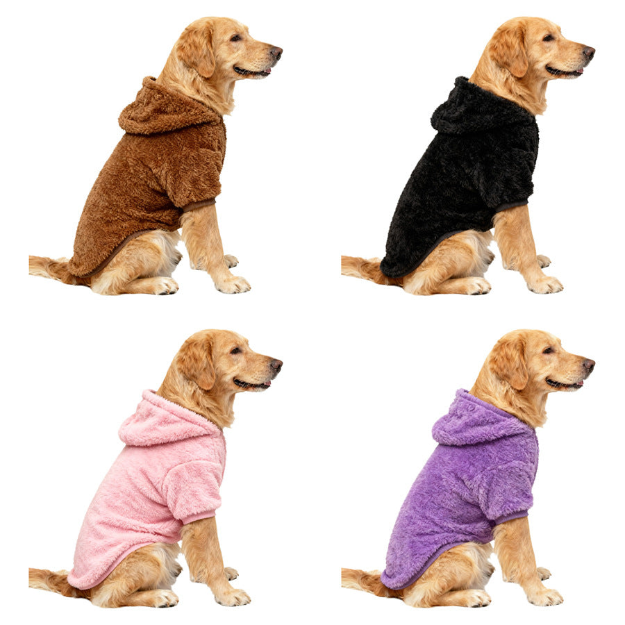 Warm Home Clothing For Medium To Large Dogs In Double-Faced Fleece - Priscilla's Pet Paradise
