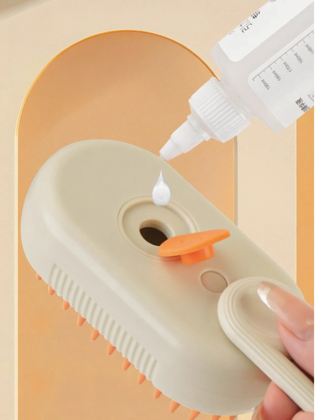 Milou & Lumi 4-in-1 Steam Pet Grooming Brush for Effortless Grooming