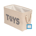 Country Living Foldable Dog Toy Storage Bin - Convenient Organizer for Pet Accessories