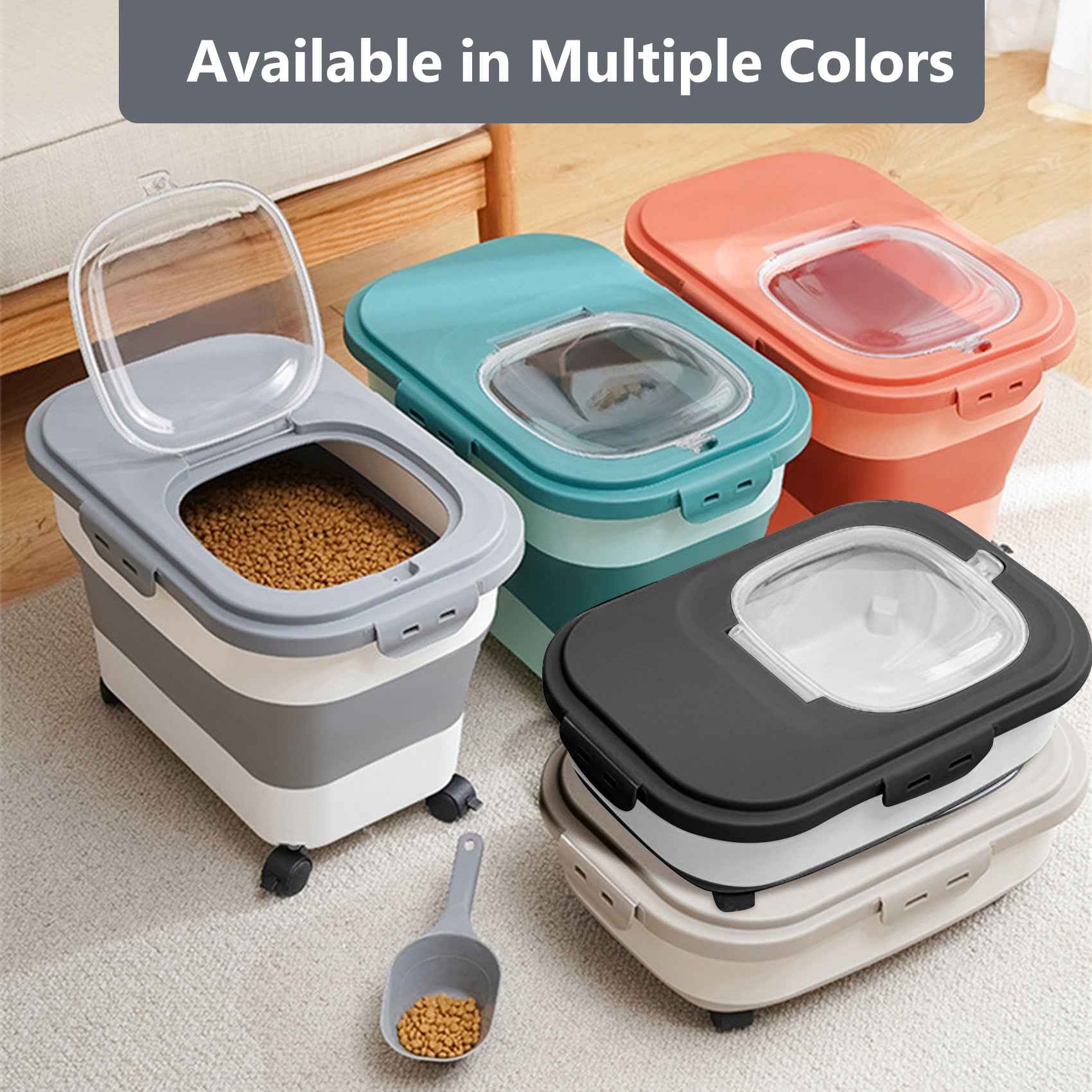 Best 20 Lb Pet Food Containers with Wheels and Lids