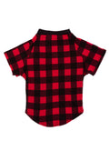 Big Dog Cotton Black And  Red Plaid Pajamas - - Priscilla's Pet Paradise