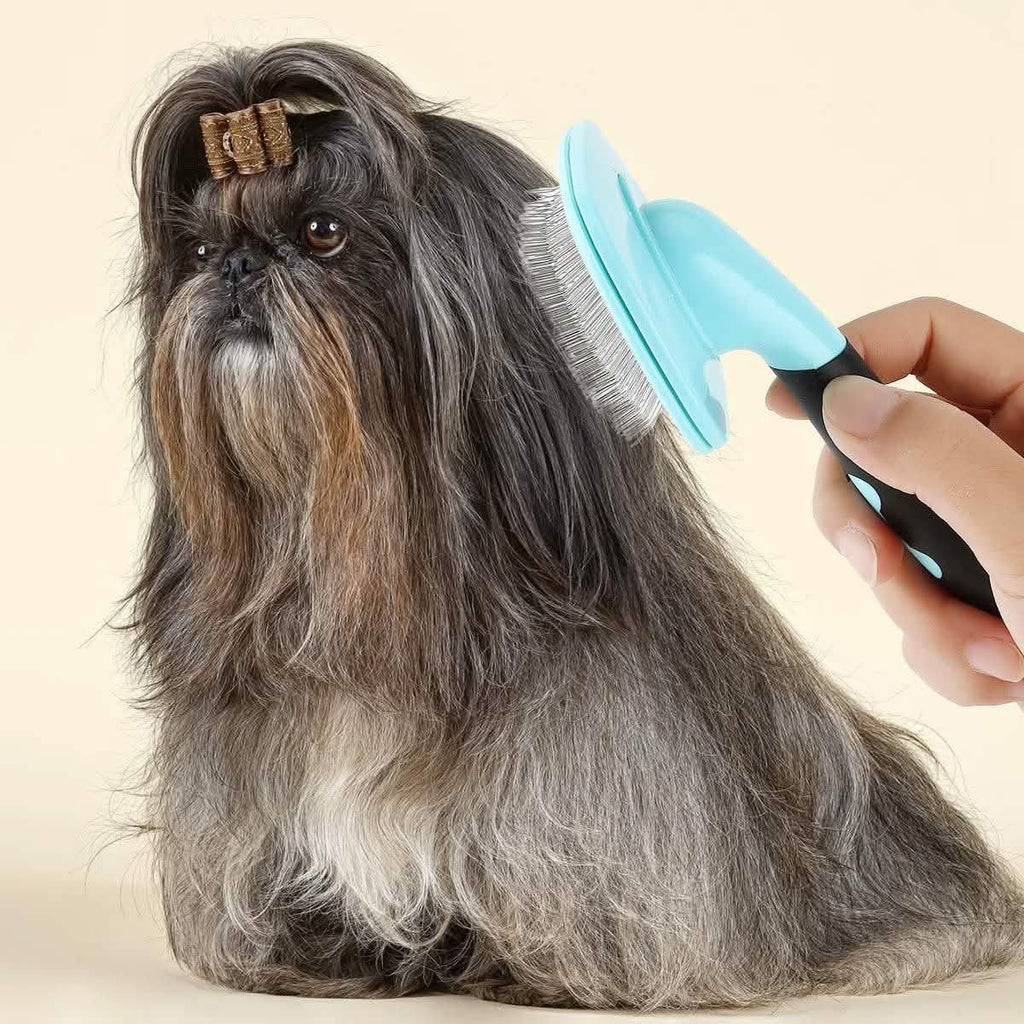 Glendan Dog Brush & Cat Brush - Slicker Pet Grooming Brush - Priscilla's Pet Paradise