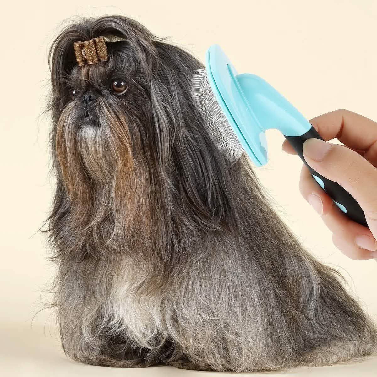 Glendan Dog Brush & Cat Brush - Slicker Pet Grooming Brush - Priscilla's Pet Paradise