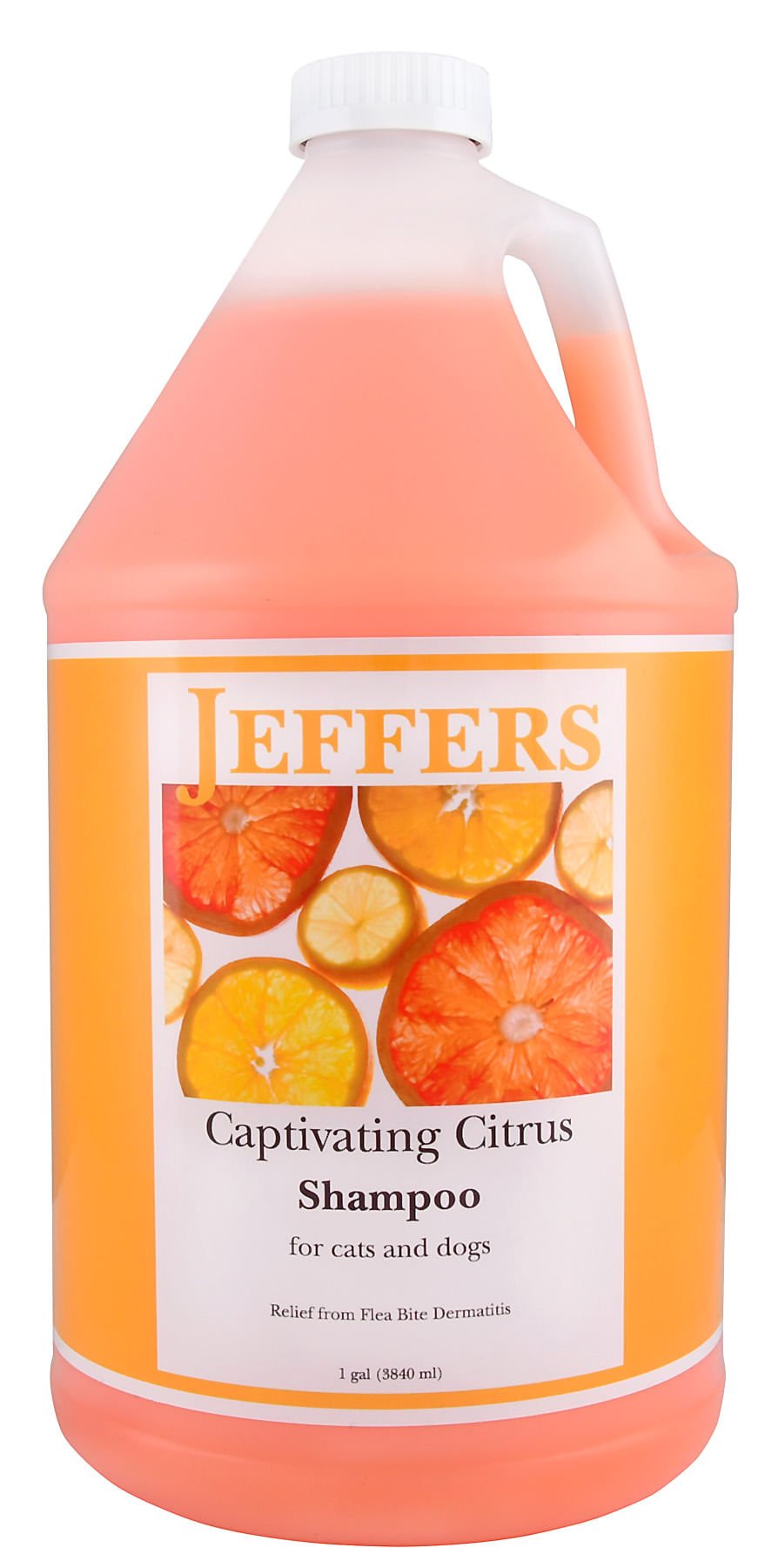 Jeffers Pet Captivating Citrus All-Natural Flea Bite Relief Shampoo for Dogs and Cats - Priscilla's Pet Paradise