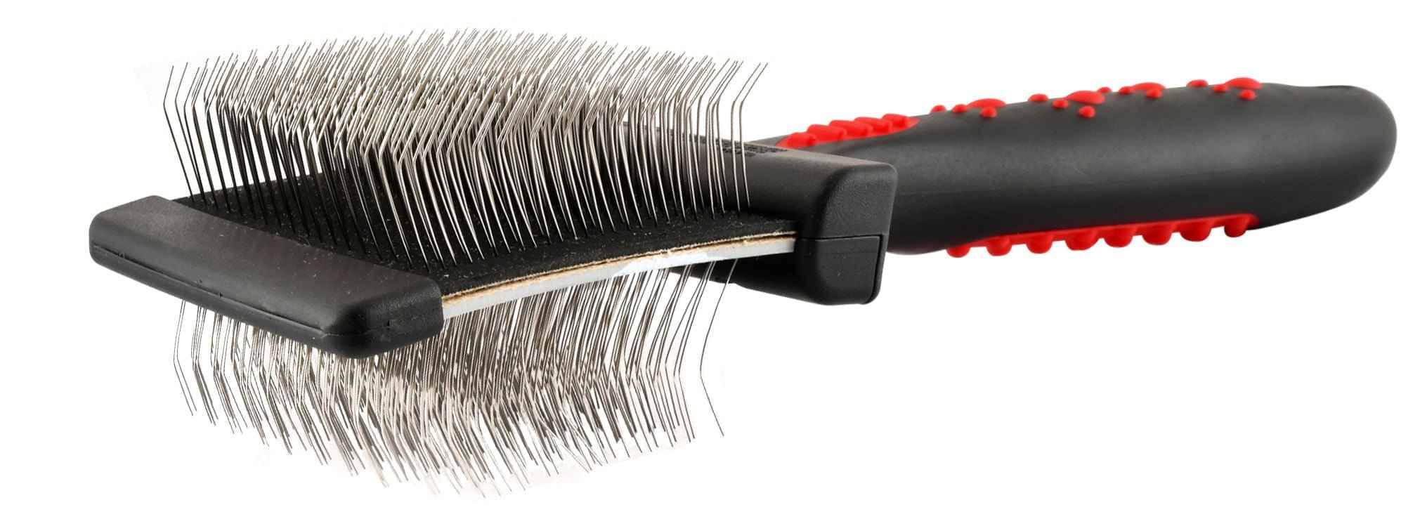 Jeffers Double-Sided Flex Head Pet Grooming Slicker Brush
