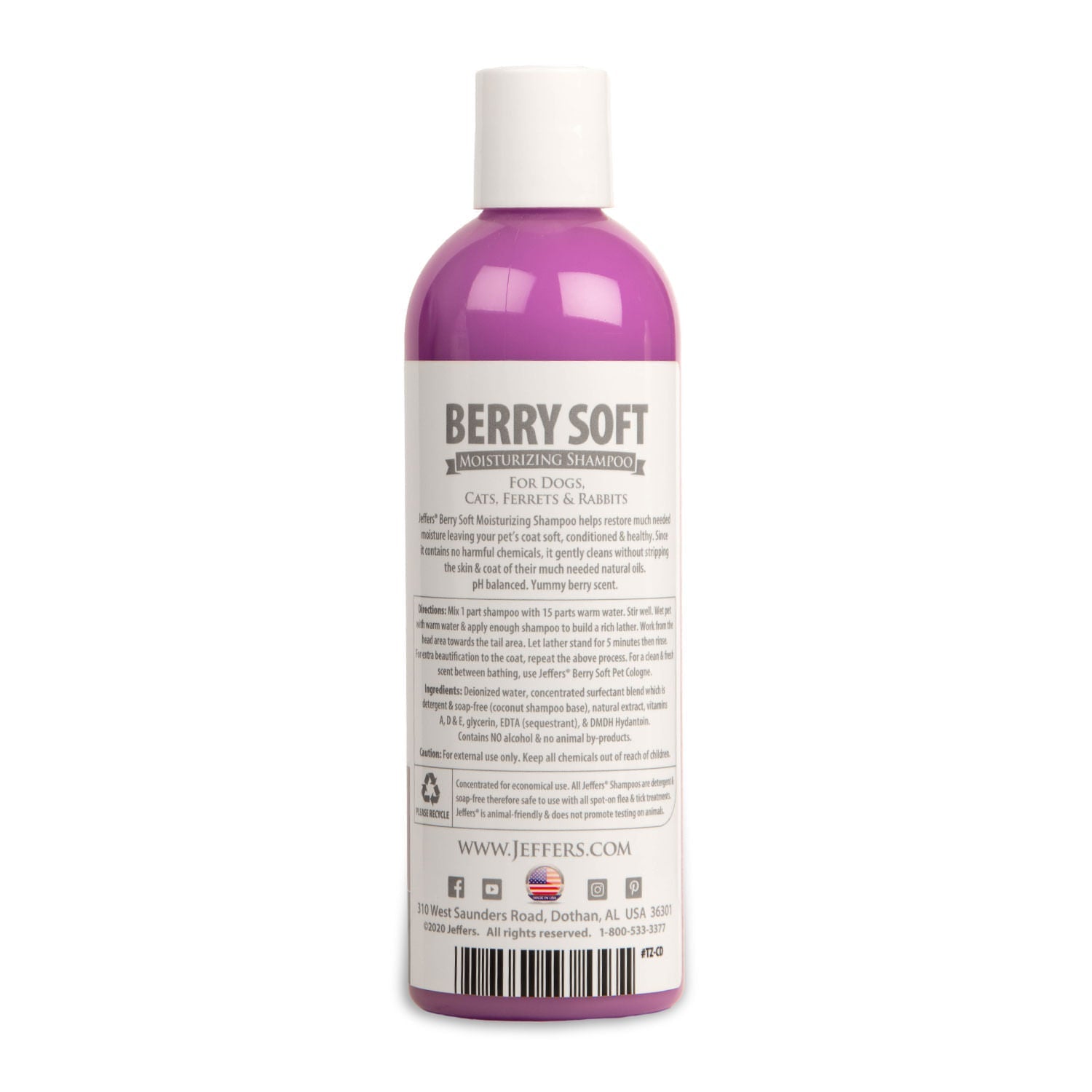 Jeffers Moisturizing Shampoos for Pets - Priscilla's Pet Paradise