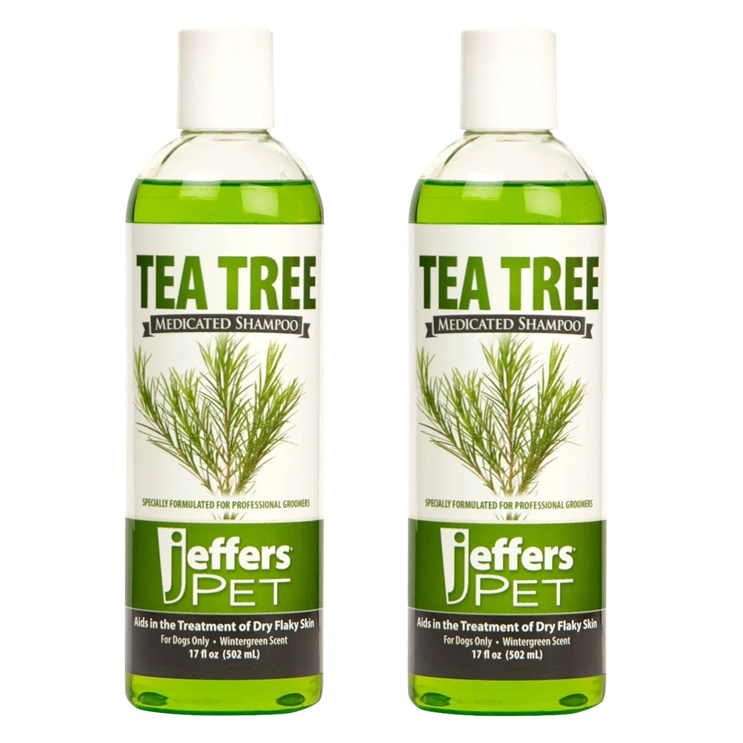 Jeffers Pet Tea Tree (Melaleuca) Medicated Dog Shampoo for Dry Skin - Priscilla's Pet Paradise