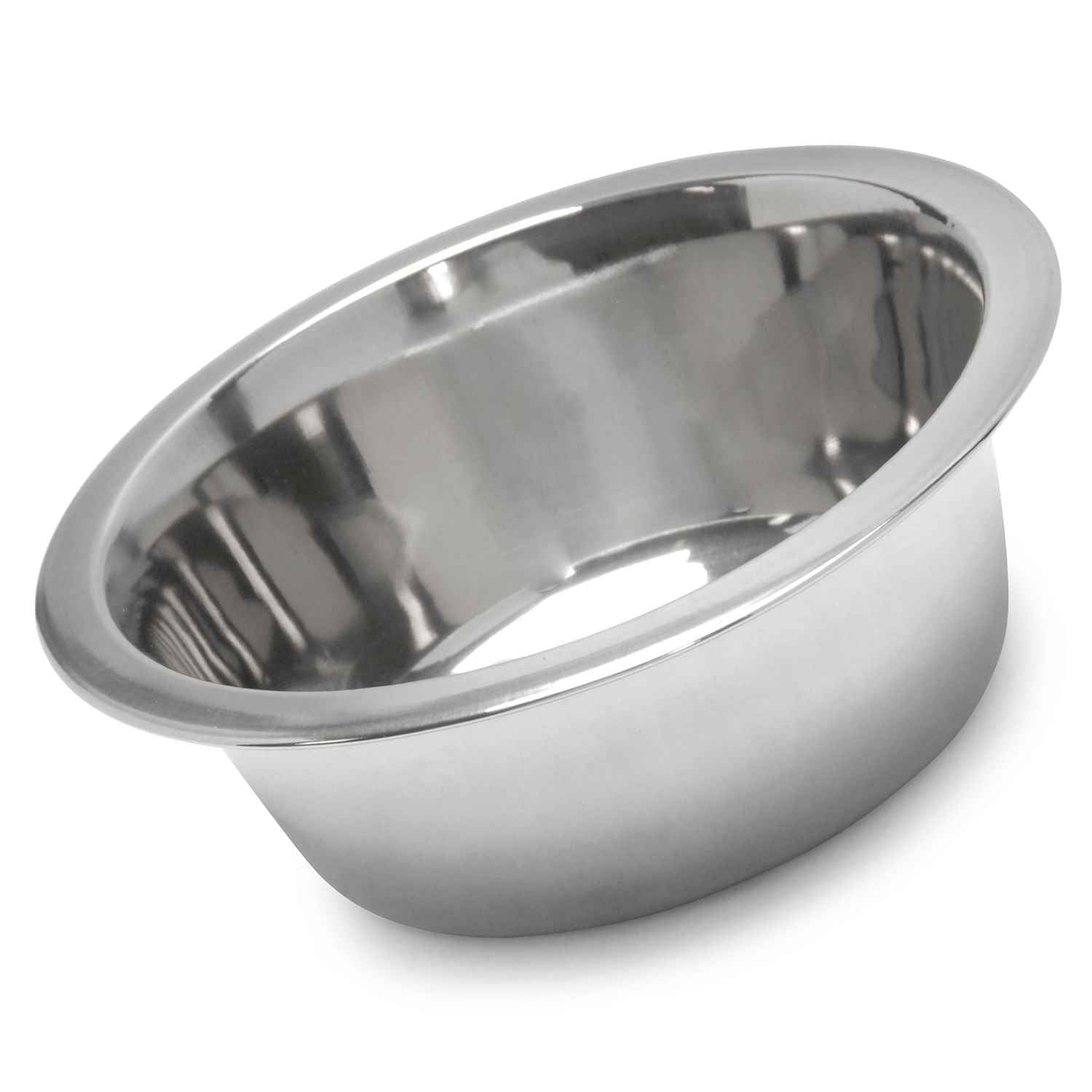 Jeffers Standard-Weight Stainless Steel Pet Bowls for Food & Water