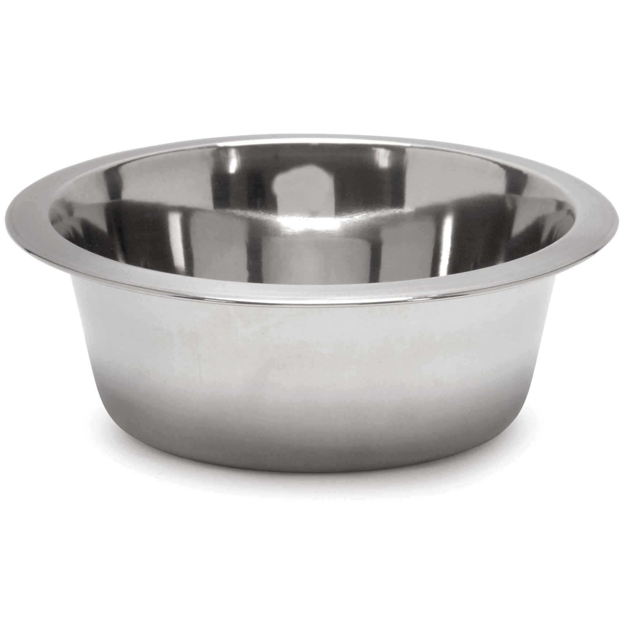 Jeffers Standard-Weight Stainless Steel Pet Bowls for Food & Water