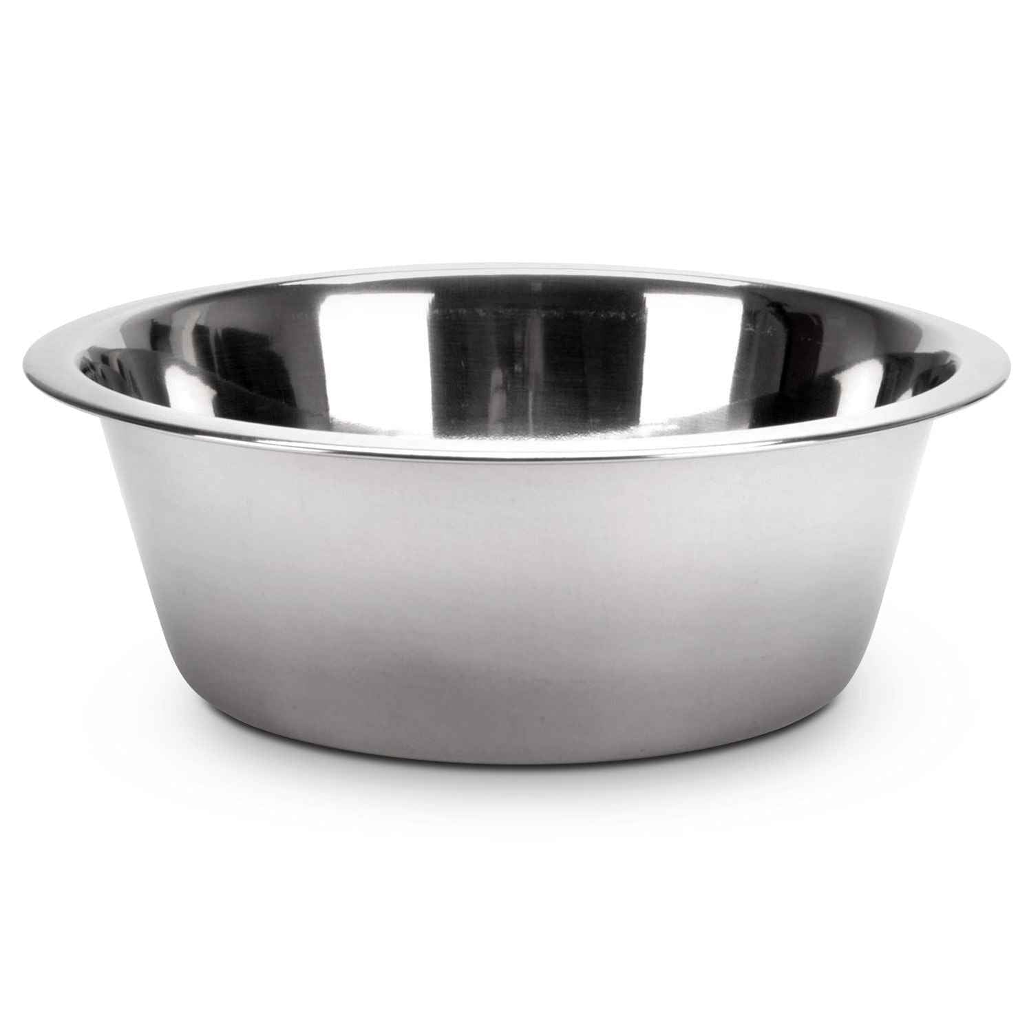 Jeffers Standard-Weight Stainless Steel Pet Bowls for Food & Water