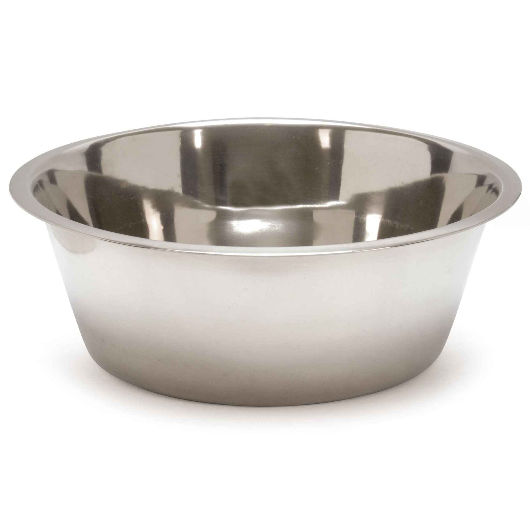 Jeffers Standard-Weight Stainless Steel Pet Bowls for Food & Water