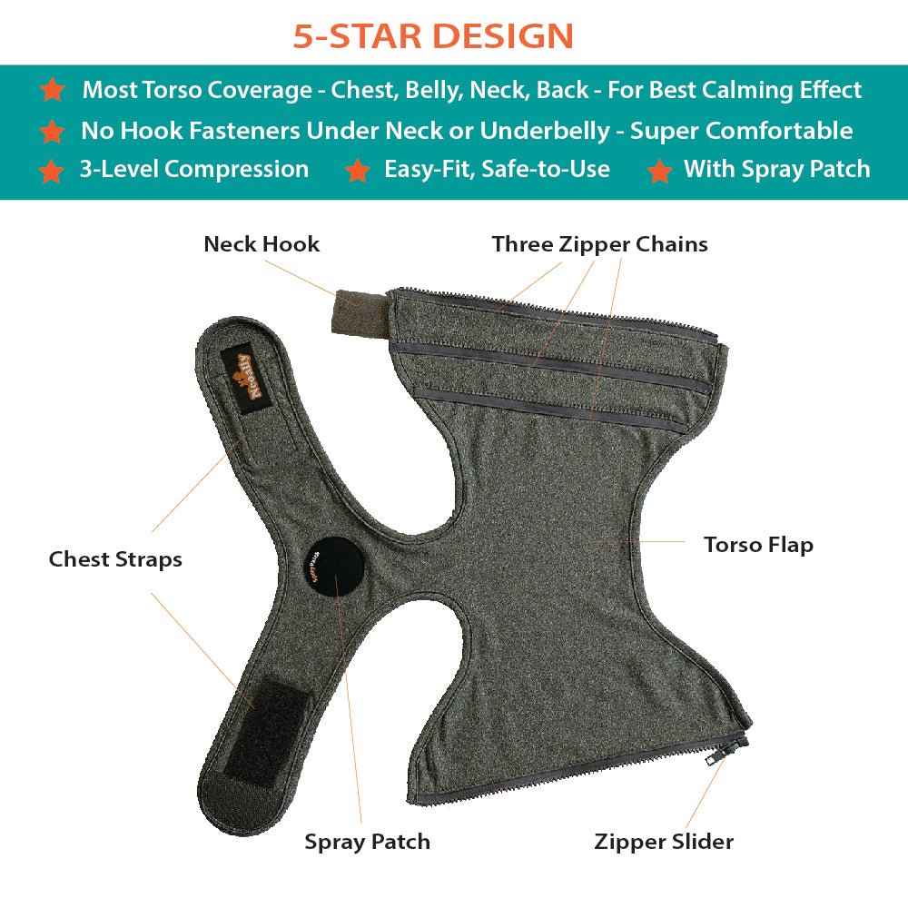 NeoAlly Upgraded Dog Surgical Recovery Vest for Dogs and Cats