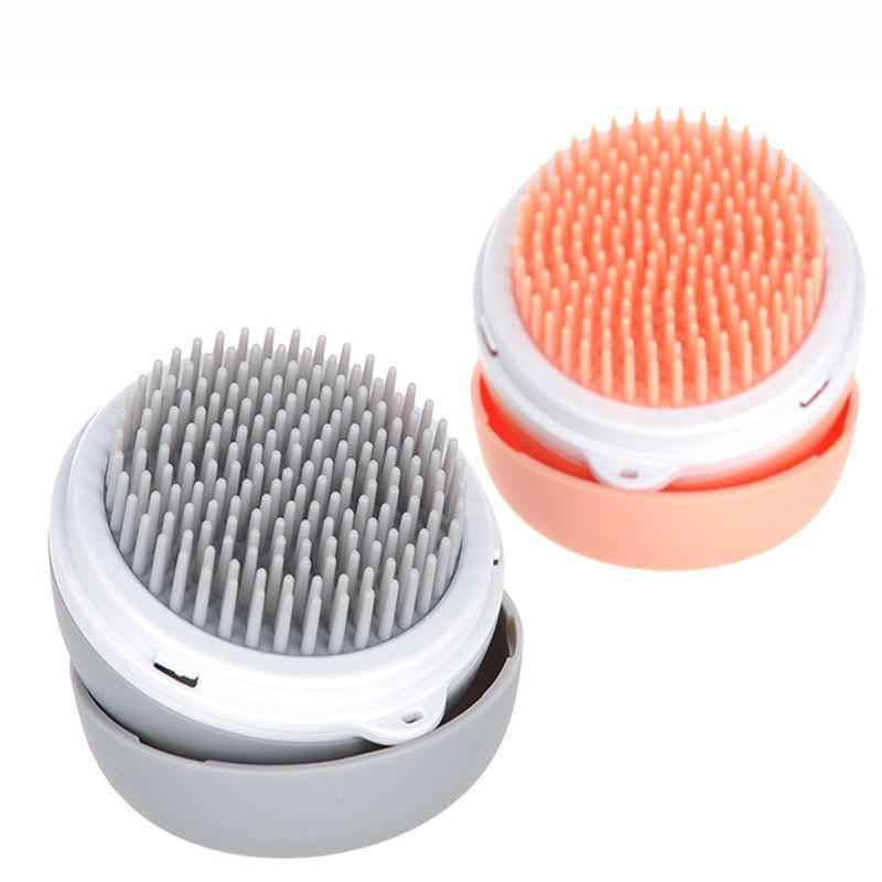 Pet Life ® Bravel 3-in-1 Grooming Brush for Pets - Travel Pocketed Dual Grooming Brush and Pet Comb