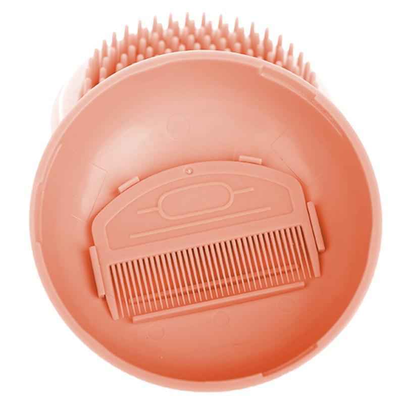 Pet Life ® Bravel 3-in-1 Grooming Brush for Pets - Travel Pocketed Dual Grooming Brush and Pet Comb