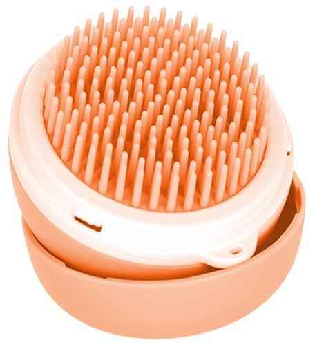 Pet Life ® Bravel 3-in-1 Grooming Brush for Pets - Travel Pocketed Dual Grooming Brush and Pet Comb