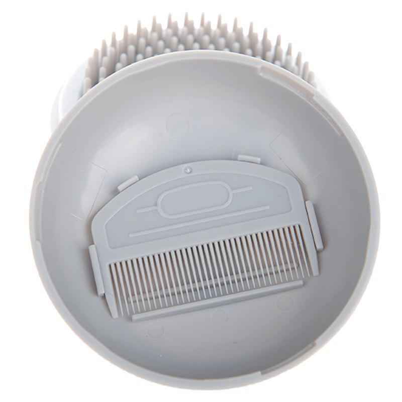 Pet Life ® Bravel 3-in-1 Grooming Brush for Pets - Travel Pocketed Dual Grooming Brush and Pet Comb