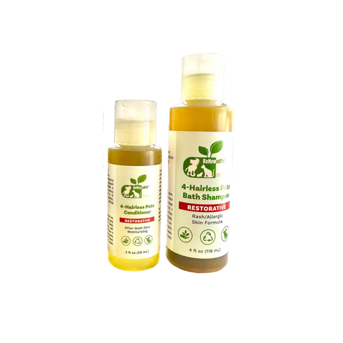 4-Hairless Pets Shampoo Conditioner for Healthy Skin and Restorative Care