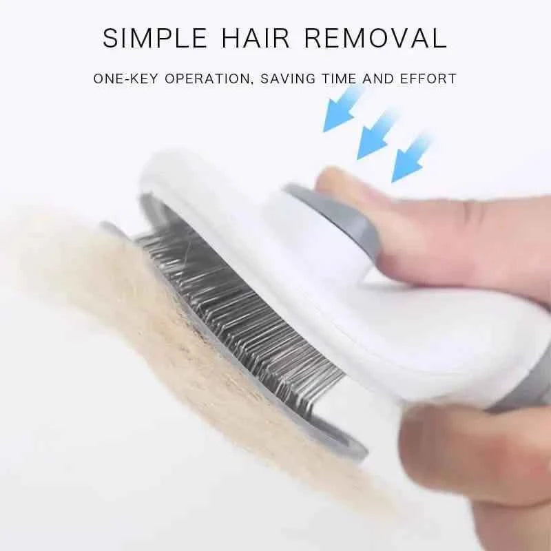 Self Cleaning Slicker Brush Suitable for Pets with Long or Short Hair